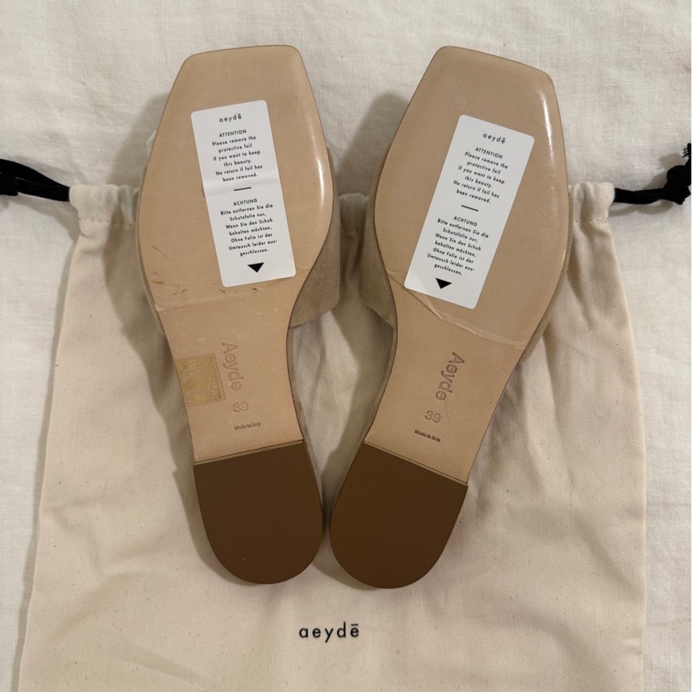 Aeyde Anna Suede Mules, 39 - Picture 5 of 12